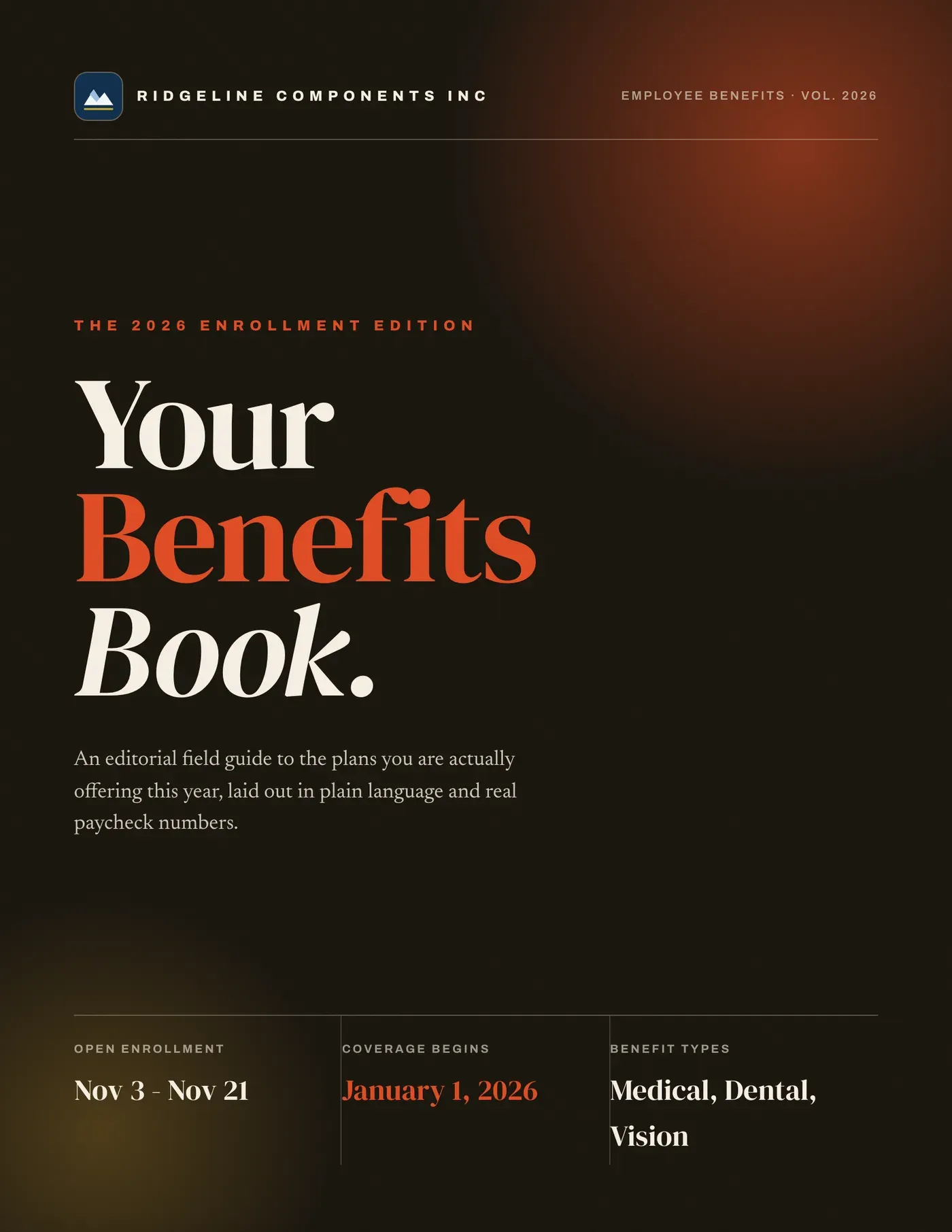 Benefit guide branding customization